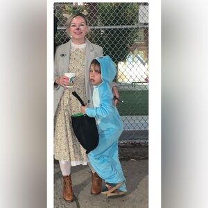 Gorgeous lace collared cottage core prairie dress M 44 very demure boutique